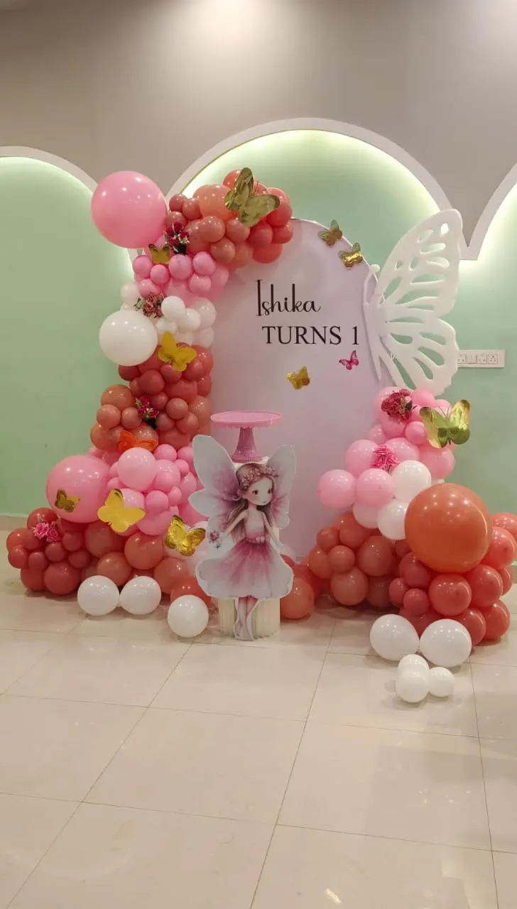 Princess Birthday with Angel Decor